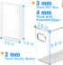 Ugotfeels Space(2 Pack) Breastmilk Storage Container with Freezer Flattener Kit to Flatten Standing Breast Milk Bags