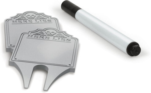 GRAVE MARKERS, Set of 12 Reusable Food Signs