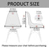 HAOYONG Waterproof Shell Chair Covers, Set of 2 Jacquard Dining Room Chair Slipcovers for Kitchen, Office, Living Room
