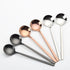 6 PCS Black Coffee Spoons, 18/8 Stainless Steel Espresso Spoons, 5.2 Inches, Vogue Mini Tea Spoon