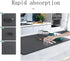 Coffee Dish Drying Mat, Absorbent Non-slip Kitchen Counter Mat (Gray Marble, 16*24)