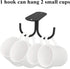 Mocoum Black Under Cabinet Mug Hooks - Rustic Organizer Rack for Mugs and Kitchen Utensils