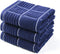 Anyi 100% Cotton Kitchen Towels, Absorbent Dish Towels with Hanging Loop, Soft for Washing Drying Dishes (16x26, Set of