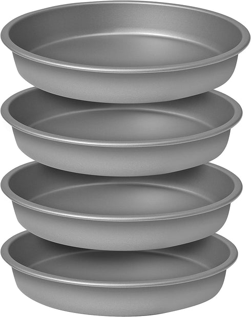 G & S Metal Products Company Baker Eze Nonstick Round Cake Pans, Set of 4, 9-Inch
