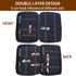 QEES Knife Display Case - 62 Slots Knife Storage Organizer for Butterfly Knives, Pocket Knives Collection Protector