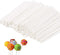 200 Count White Lollipop Sticks, 6-Inch Paper Sucker Sticks for Cake Pops, Cupcake Toppers, Candy Melt, Chocolate,