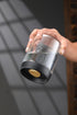 LOEZ Coffee Bean Storage Container, Airtight Borosilicate Glass Canister for Ground Coffee, Tea, Beans, Spices