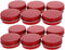 Othmro 12pcs 1oz Metal Round Tins Aluminum Containers with Screw Lid, 50 * 20mm(DxH) Red for Salve, Spices, Lip Balm,