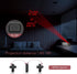 Projection Alarm Clock for Bedroom, Digital Clock with 180° Rotatable Projector, Large Display LED Alarm Clock