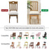 Stretch Off White Chair Covers Set of 4 for Dining Room, Removable Washable Seat Cushion Slipcovers for Kitchen Office