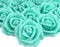 100pcs DIY Real Touch 3D Artificial Foam Rose Head - Without Stem for Wedding Party Home Decoration (Tiffany)