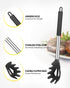 Silicone Pasta Fork and Soup Ladle Set, Non-Stick BPA Free Heat-Resistant Kitchen Utensils for Cooking