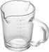 150ml Glass Measuring Cup, Double Spouts Heat-Resistant Handle for Bar Party Wine Milk Coffee
