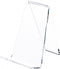 Plymor Clear Acrylic Book Easel with 1.125" Flat Ledge, 3.625" W x 4.25" D x 4.875" H
