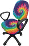 Office Chair Cover with Elastic Band, Removable Slipcover for Universal Desk Chair, High Elastic Fabric Tie Dye Print