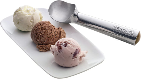 20, 1020 40 2-Ounce Zeroll, Size in Silver Original Ice Cream Unique Liquid Filled Heat Conductive Handle Simple One