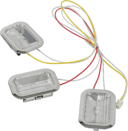 Part number W11205082 for Whirlpool Refrigerator Kitchenaid LED Light Harness Replacement (W10739303 W10843828)