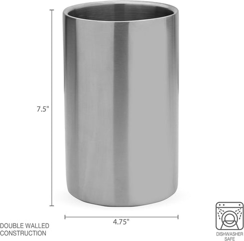 Houdini Wine Cooler, Fits most standard size bottles, Stainless Steel by Houdini