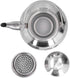 Stainless Steel Teapot, 5.5inch Coffee Pot with Tea Strainer for Home Restaurant