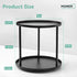 MUNEK 9" Organizer,2 Lazy Susan Tier Rotating Spice Rack Organization,Metal Lazy Susan for Table Top,Pantry, Bathroom