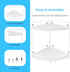 2 Tier Corner Shelf Rack, Kitchen Counter Cabinet Organizer for Makeup, Cosmetic Storage Under Sink for Dresser