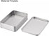 uxcell Metal Tin Box, 6.3" x 4.33" x 1.38" Rectangular Empty Tinplate Container with Lids for Home Organizer, Crafts