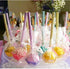 36 5.9 inch Pcs Bling Candy Apple Sticks, BetterJonny Bamboo Rhinestone Sticks Caramel Apple Bamboo Sticks Bling Paper