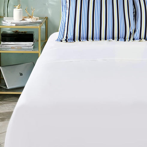 EMME Set 7 Sets, Set Queen Comforter Piece Bedding Blue Bed in a Bag Bedspreads Queen Size with Comforter, Sheets