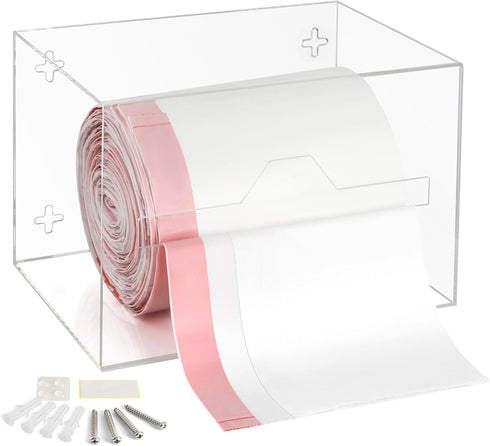 Storage Standard Trash Bag Holder Dispenser 10.5'' x 7'' x 7''- Acrylic Bags Dispensing