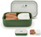 AIDIMMING Silicone Enhanced Leak Proof Travel Soap Case, Vented Shampoo Bar Holder,