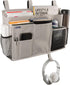 Surblue Bedside Caddy Hanging Bed Organizer Storage Bag Pocket for Bunk and Hospital Beds, College Dorm Rooms Baby Bed Rails, Camp 8 Pockets, (Large, Gray) by Surblue