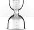 Piña Barware Stainless Steel Commercial 2oz. / 1oz. Bell Style Measuring Jigger Bar Tool - Mirror Polished Finish