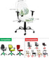 Office Chair Cover, Eucalyptus Leaves Spring Summer Plant, Universal Elastic Stretchable Rotating Chair Slipcover,