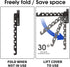 Wall Mounted Clothes Drying Rack, Foldable Laundry Hanger Hook for Bathroom, Indoor Clothes Rack