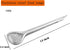 L/V Stainless Steel Kitchen Tongs, Adjustable Range Cooking Tongs for Salad, Barbecue, and Toast, Multifunction Locking