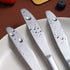 Berglander Dinner Knives Set of 6, Stainless Steel Shiny Mirror Dinner Knife, Dishwasher Safe
