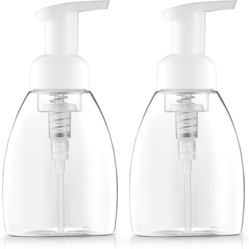Bar5F Foaming Soap Dispenser Pump Bottle, 8.5-Ounce, Pack of 2 for Dr. Bronner's Castile Soap