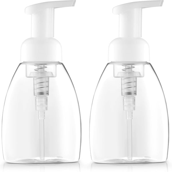 Bar5F Foaming Soap Dispenser Pump Bottle, 8.5-Ounce, Pack of 2 for Dr. Bronner's Castile Soap