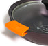 TECHEF - Silicone Pot Holders/Pinch Grips/Oven Mitts - Orange, Set of 2, Made in Korea