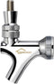 FERRODAY Polished Brass Draft Beer Faucet, Stainless Steel Core for Keg Tap Tower & Kegerator