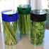 Tightvac Airtight Container - 5oz to 24 Ounce, Smell Proof for Herbs and Dry Goods, Black