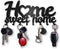 SirHoldeer Wall Mount Key Holder, Decorative Key Rack with Hooks for Hallway, Entryway, Farmhouse Sign