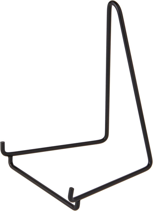 Bard's Black Wire Easel Stand, 6" H x 4" W x 4" D
