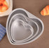 Heart Shaped Cake Pan, 6 Inch Aluminum Cake Tin for Baking, Valentine's Day, Weddings, Birthday Party Mold