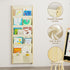 BPMFDTNL 6-Tier Wood Wall Mounted Kids Bookshelf Floating Book Shelf For Kids Rooms,Nursery & Classroom, Hanging