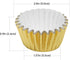 Non-Stick 400pcs Gold Mini Cupcake Liners for baking, Mini Size Foil muffin liners Cupcake Wrappers, Christmas Cupcake Liners for Christmas Decorations by Bake Choice