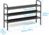 Closet 3 10.8 40.2 25.8 Long Shoe Rack for - Tier Shoe Organizer Storage for Entryway, Front Door Entrance, Metal