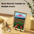 2 Pack Metal Square Wire Plate Stands, 4.5 Inch Display Holder for Book, Decorative Plate, Photo (Gold)