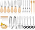 Charcuterie Board Accessories, Wooden Cheese Spreader Knife Set, Wood Handle Butter Knives, Mini Cheese Knife Slicer