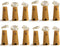 Amants01 Pack of 12 Wine Bottle Lights Battery Powered, LED Cork Shaped Starry